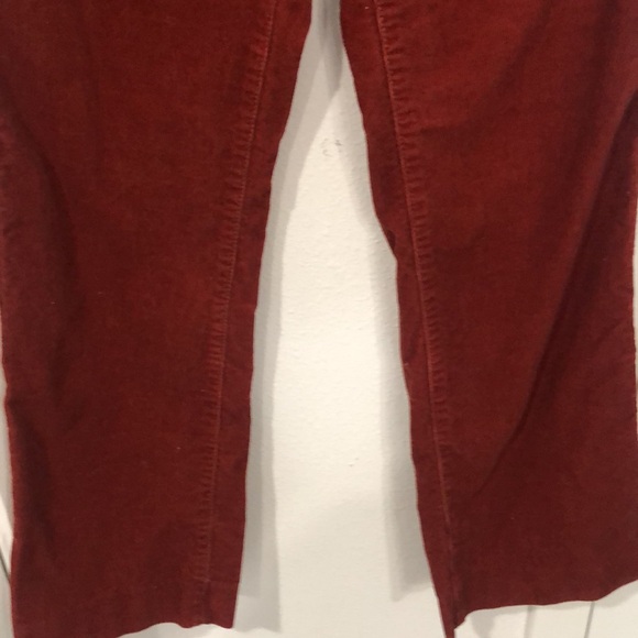 J.Crew Women’s Corduroy Pant Terra-cotta Boot cut Size small Bo ho Autumn core - Picture 4 of 17